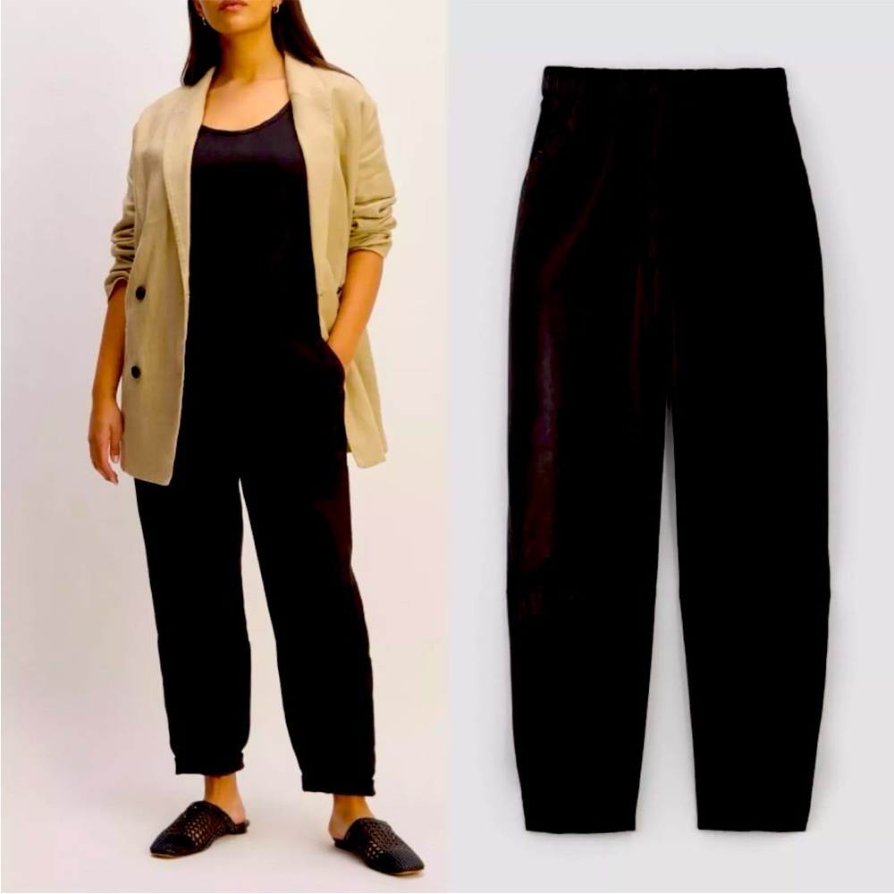 EVERLANE the Linen Pull-on Barrell Pant 
New without tags